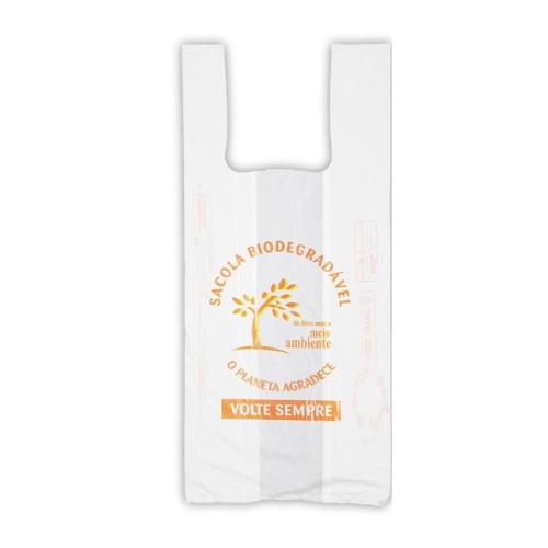 RMPK - SACOLA IMPRESSA-B5 PLANETA AGRADECE REFORCADA 36 X 50 - PT.600UN <02KG> @